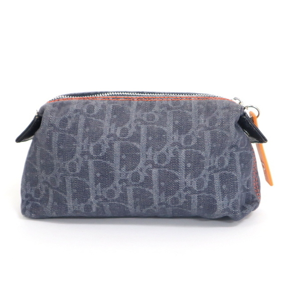 Dior Christian  Blue Pouch Accessory Orange - Picture 1 of 7